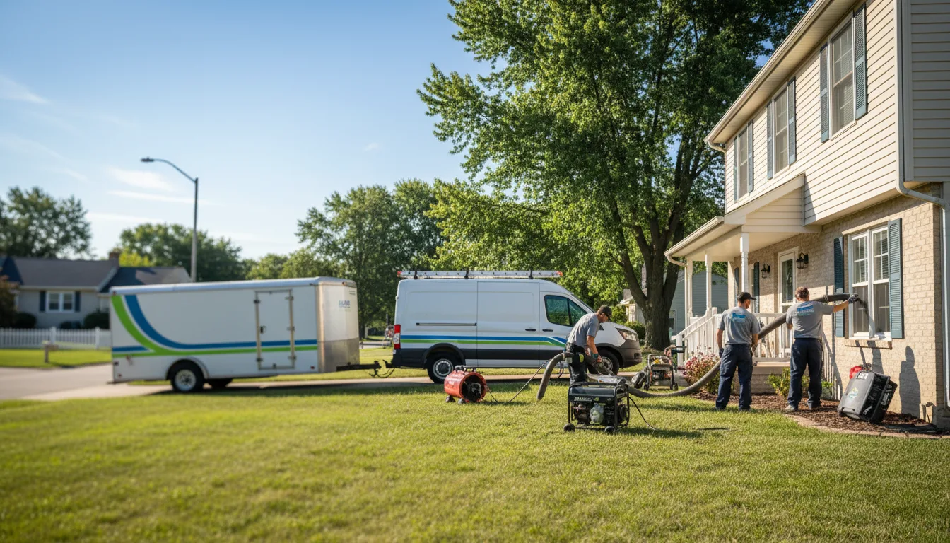 Flooded Basement Restoration And Cleanup With Repair in Olathe, KS near me